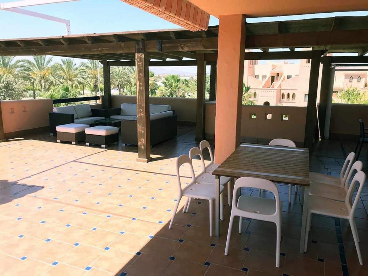 Atico - 3 Dormitorios - Urbanizacion Verazul En Vera Playa - Wifi Fibra 300Mb Perfecto Para Teletrabajo Dış mekan fotoğraf